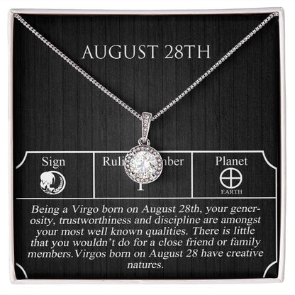 August Twenty-Eighth Necklace