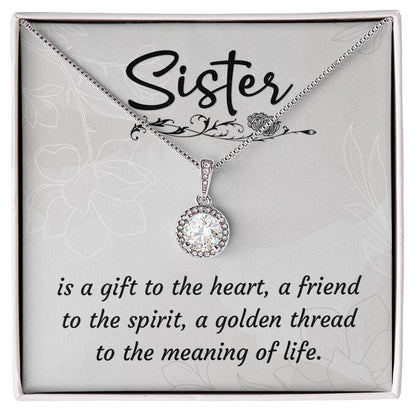 To My Sister Necklace