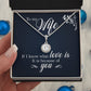 To My Wife Necklace