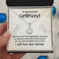 To My Girlfriend Necklace