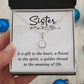To My Sister Necklace