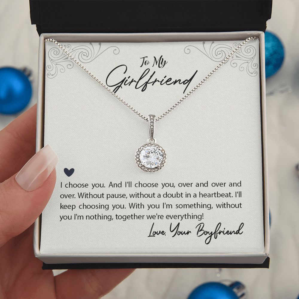 To My Girlfriend Necklace