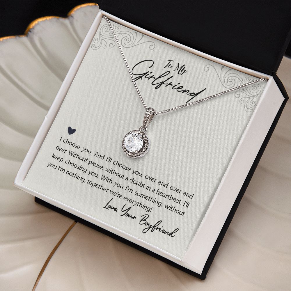 To My Girlfriend Necklace