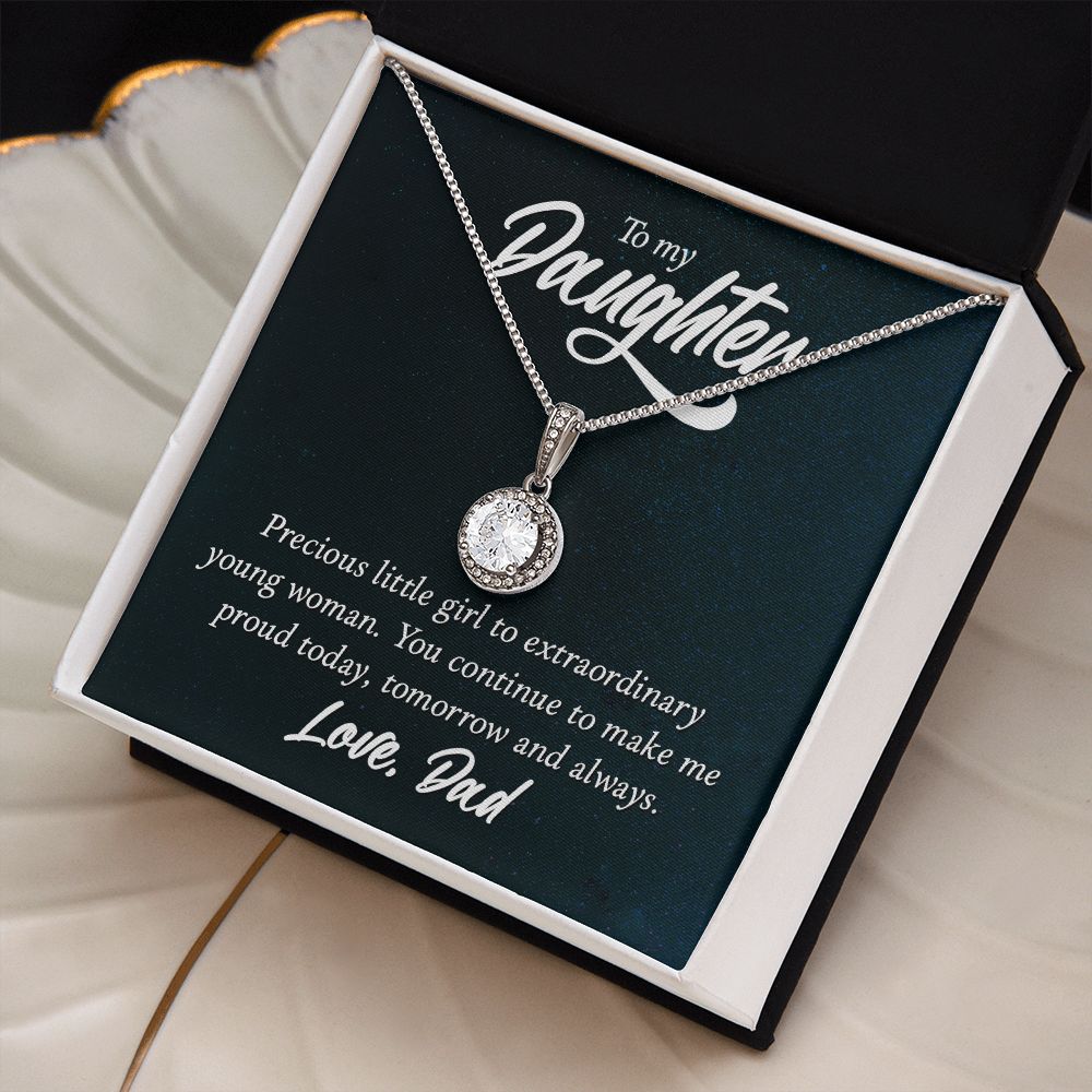 To My Daughter Necklace