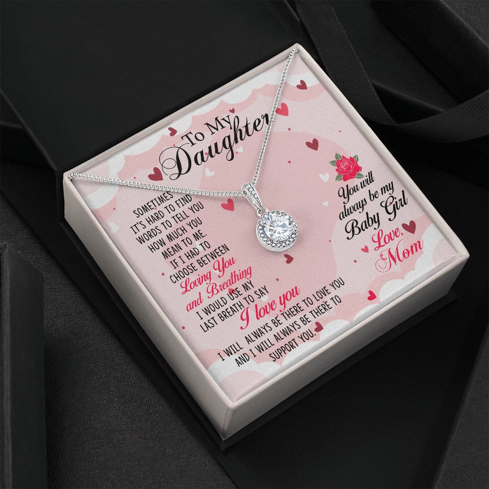 To My Daughter Necklace