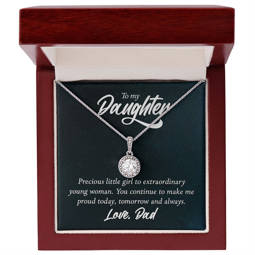 To My Daughter Necklace