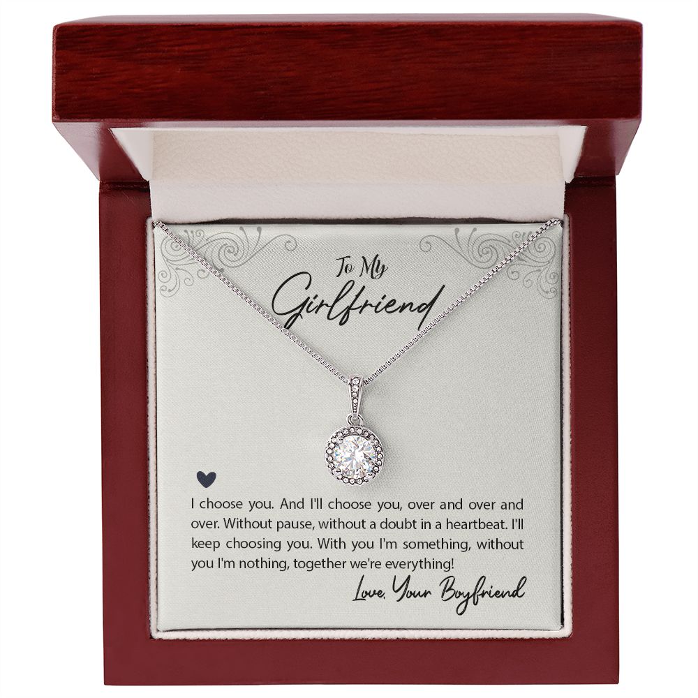 To My Girlfriend Necklace