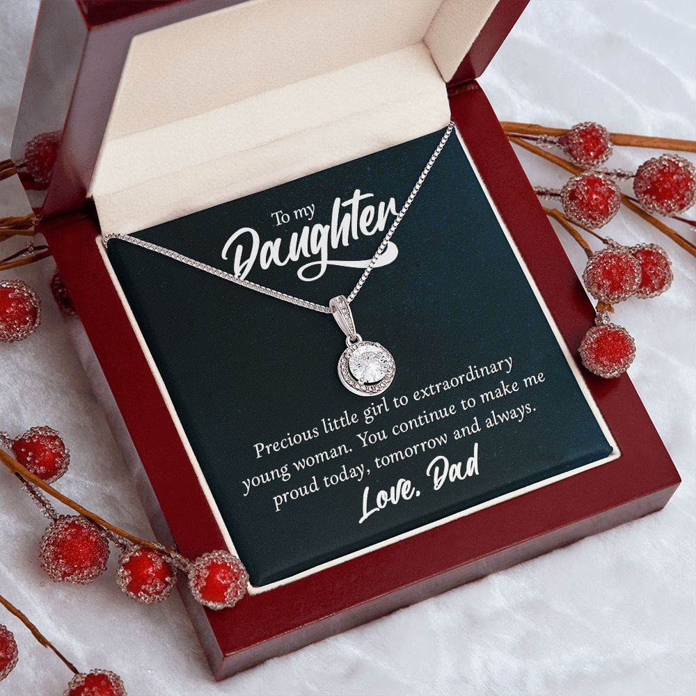 To My Daughter Necklace