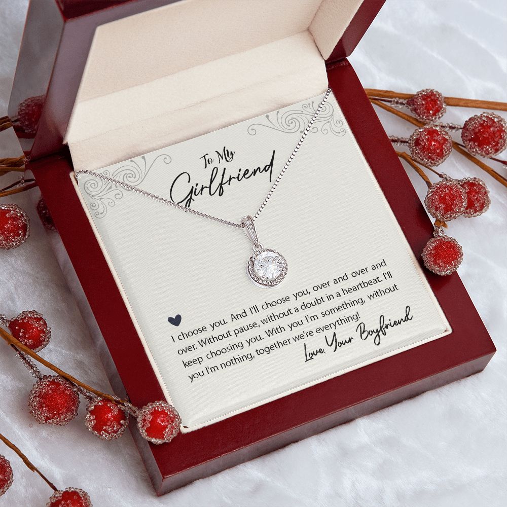 To My Girlfriend Necklace